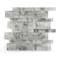 Hot Sale Grey Color Glass Mosaic GN48901 For Bathroom