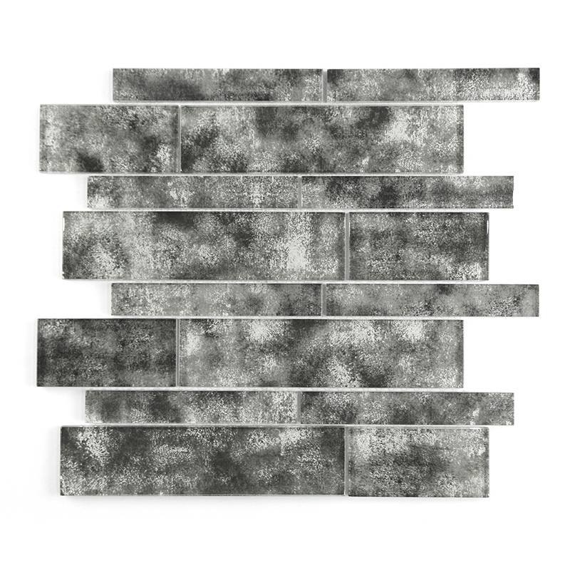 Wholesale Home Collection Grey Recycle Coverings Glass Mosaic GN48903